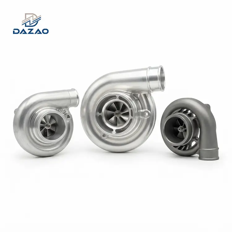 Billet aluminium turbokompressorhus 5-axligt CNC-fräsningsservice